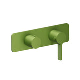 Isenberg By Flusso - 3/4'' Horizontal Thermostatic Shower Valve % Trim - 1 Ouptut - Isenberg Green