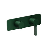Isenberg By Flusso - 3/4'' Horizontal Thermostatic Shower Valve % Trim - 1 Ouptut - Leaf Green