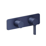 Isenberg By Flusso - 3/4'' Horizontal Thermostatic Shower Valve % Trim - 1 Ouptut - Navy Blue