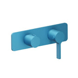 Isenberg By Flusso - 3/4'' Horizontal Thermostatic Shower Valve % Trim - 1 Ouptut - Sky Blue