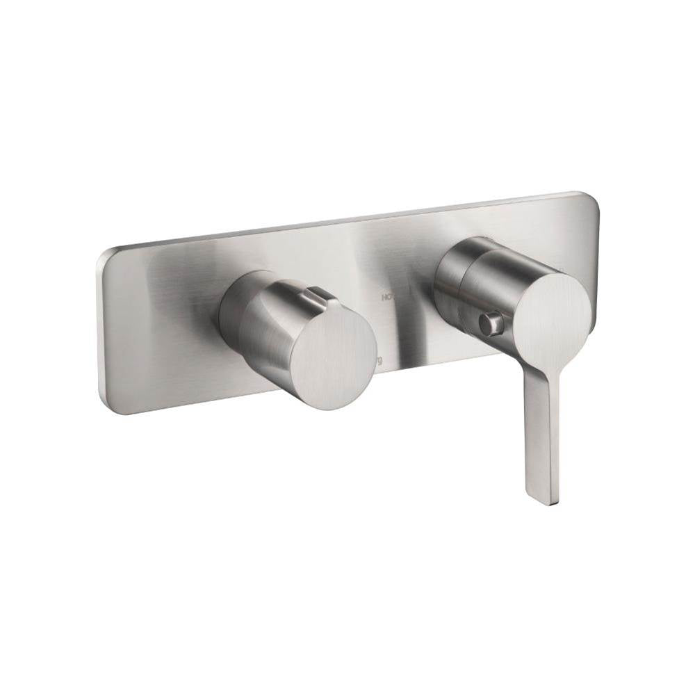 Isenberg By Flusso - Trim For Thermostatic Valve - Brushed Nickel PVD