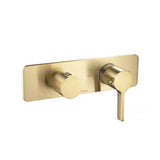 Isenberg By Flusso - Trim For Thermostatic Valve - Satin Brass PVD