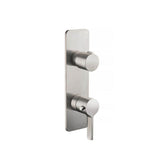Isenberg By Flusso - 3/4'' Thermostatic Shower Valve & Trim  - 3-Output - Brushed Nickel PVD