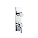 Isenberg By Flusso - 3/4'' Thermostatic Shower Valve & Trim  - 3-Output - Chrome