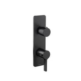 Isenberg By Flusso - 3/4'' Thermostatic Shower Valve & Trim  - 3-Output - Matte Black