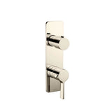 Isenberg By Flusso - 3/4'' Thermostatic Shower Valve & Trim  - 3-Output - Polished Nickel PVD