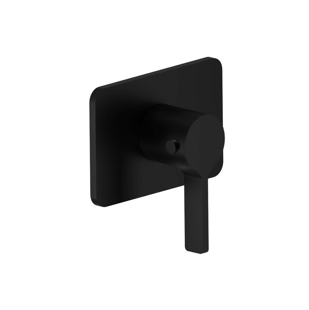 Isenberg By Flusso - 3/4'' Thermostatic Valve With Trim - Gloss Black