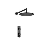 Isenberg By Flusso - Single Output Shower Set With Shower Head And Arm - Matte Black
