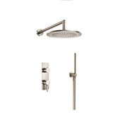 Isenberg By Flusso - Two Output Shower Set With Shower Head And Hand Held - Polished Nickel PVD
