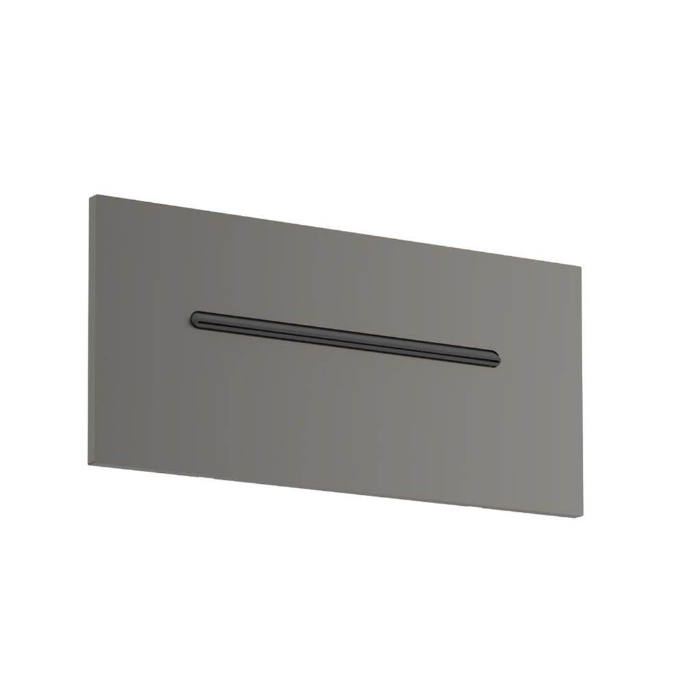 Isenberg By Flusso - Cascade Flow Built-In Water Fall Tub Filler - Steel Grey