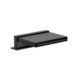 Isenberg By Flusso - Deck Mount Cascade Flow Water Fall Tub Filler - Gloss Black