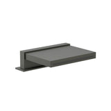 Isenberg By Flusso - Deck Mount Cascade Flow Water Fall Tub Filler - Gun Metal Grey