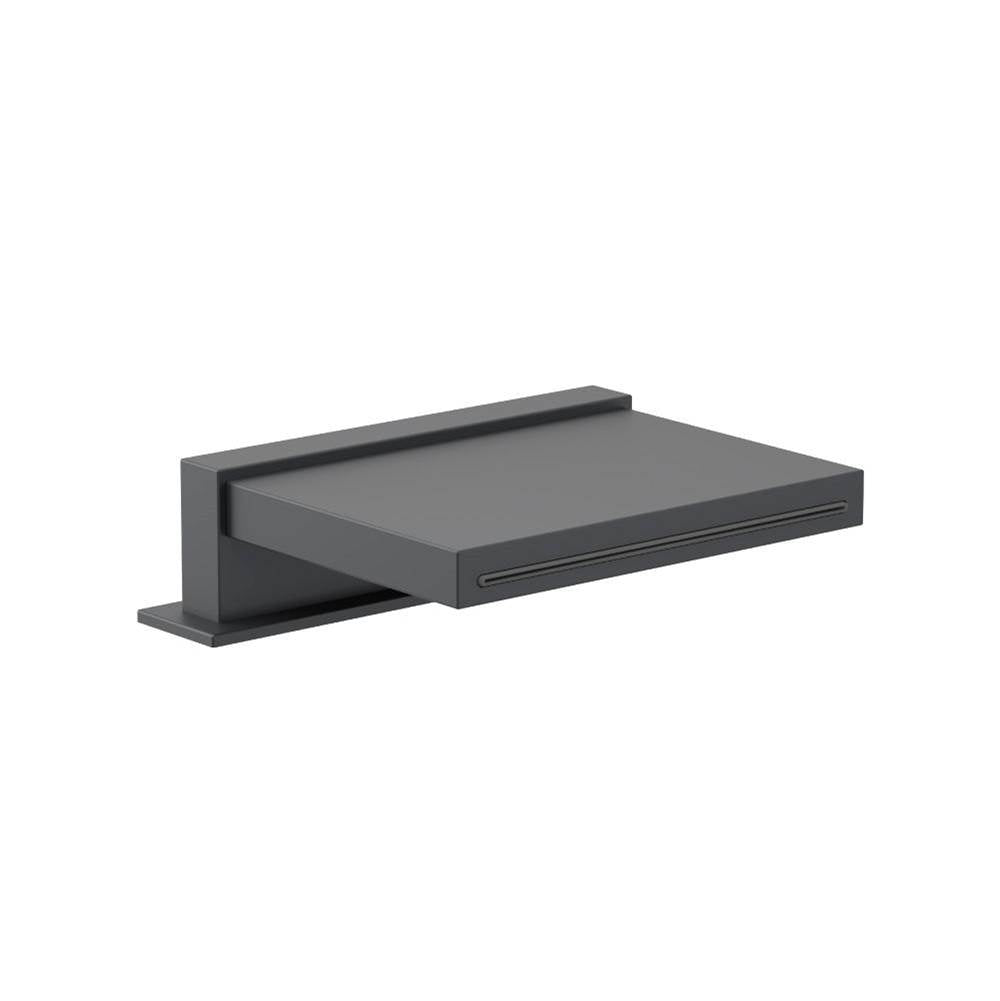 Isenberg By Flusso - Deck Mount Cascade Flow Water Fall Tub Filler - Rock Grey