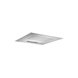 Isenberg By Flusso - 15'' Stainless Steel Flush Mount Rainhead With Cascade Waterfall - Chrome