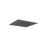 Isenberg By Flusso - 15'' Stainless Steel Flush Mount Rainhead With Cascade Waterfall - Dark Grey