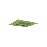 Isenberg By Flusso - 15'' Stainless Steel Flush Mount Rainhead With Cascade Waterfall - Isenberg Green