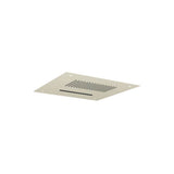 Isenberg By Flusso - 15'' Stainless Steel Flush Mount Rainhead With Cascade Waterfall - Light Tan