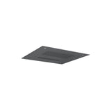 Isenberg By Flusso - 15'' Stainless Steel Flush Mount Rainhead With Cascade Waterfall - Rock Grey