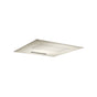 Isenberg By Flusso - 20'' Stainless Steel Flush Mount Rainhead With Cascade Waterfall - Brushed Nickel PVD