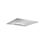 Isenberg By Flusso - 20'' Stainless Steel Flush Mount Rainhead With Cascade Waterfall - Chrome