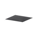 Isenberg By Flusso - 20'' Stainless Steel Flush Mount Rainhead With Cascade Waterfall - Dark Grey