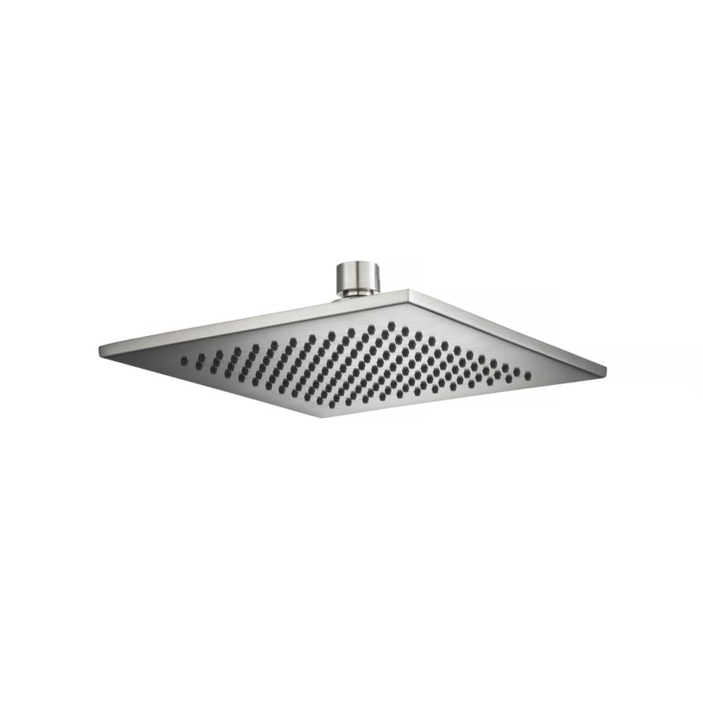 Isenberg By Flusso - 8'' Solid Brass Showerhead / Rainhead - Square - Brushed Nickel PVD
