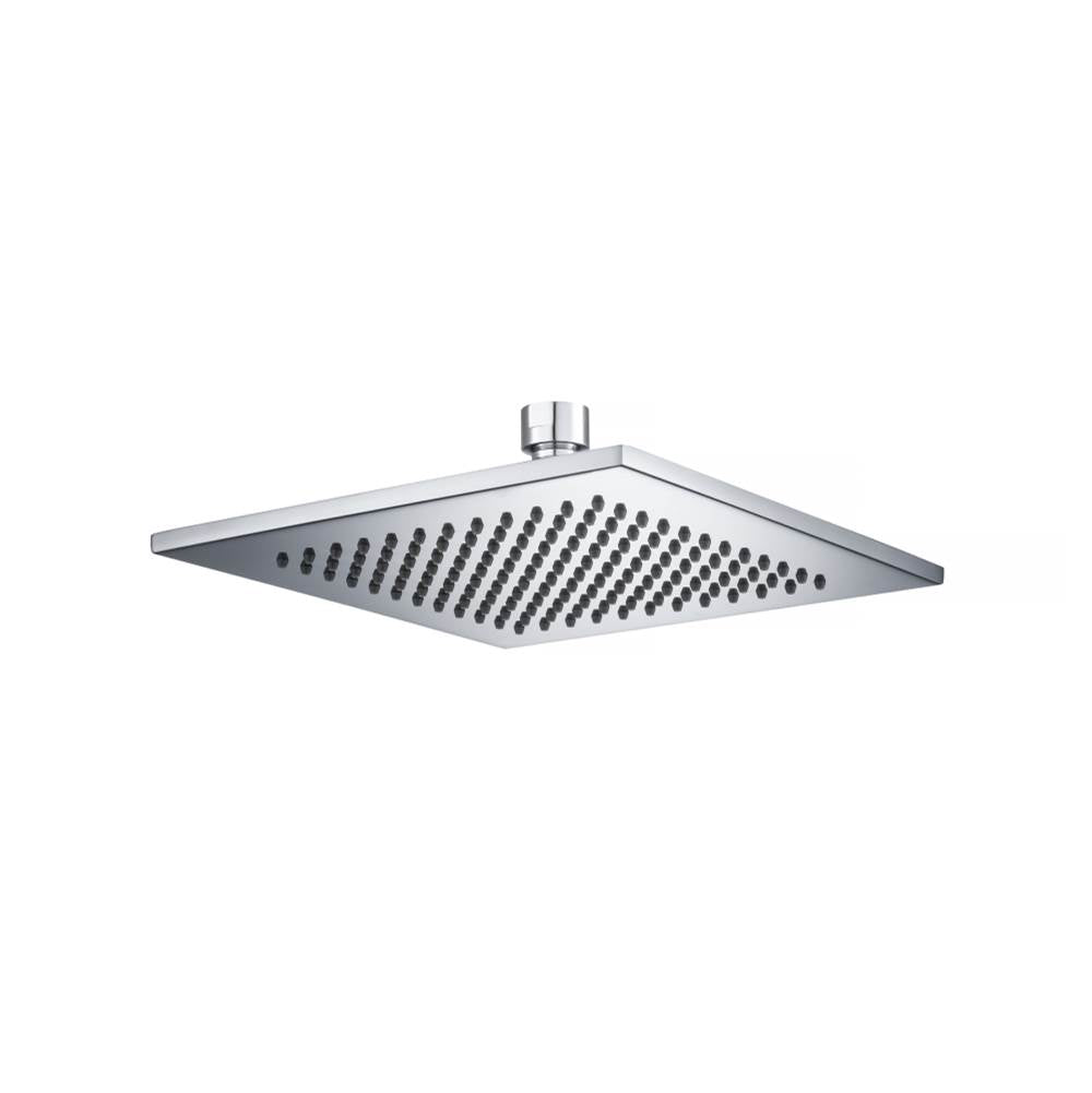 Isenberg By Flusso - 8'' Solid Brass Showerhead / Rainhead - Square - Chrome