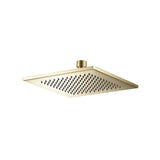 Isenberg By Flusso - 8'' Solid Brass Showerhead / Rainhead - Square - Satin Brass PVD