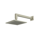 Isenberg By Flusso - 8'' Solid Brass Showerhead / Rainhead With 12'' Wall Mount Shower Arm - Light Verde