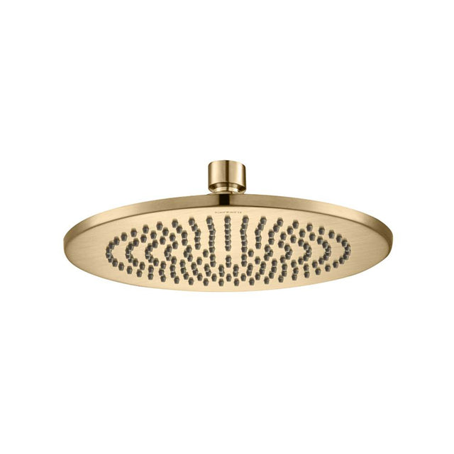 Isenberg By Flusso - 8'' Solid Brass Showerhead / Rainhead - Round - Brushed Bronze Pvd