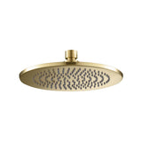 Isenberg By Flusso - 8'' Solid Brass Showerhead / Rainhead - Round - Satin Brass PVD