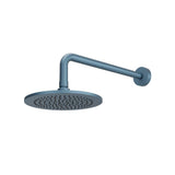 Isenberg By Flusso - 8'' Solid Brass Showerhead / Rainhead With 12'' Wall Mount Shower Arm - Blue Platinum