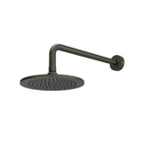 Isenberg By Flusso - 8'' Solid Brass Showerhead / Rainhead With 12'' Wall Mount Shower Arm - Dark Green