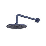 Isenberg By Flusso - 8'' Solid Brass Showerhead / Rainhead With 12'' Wall Mount Shower Arm - Navy Blue