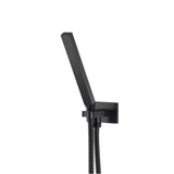 Isenberg By Flusso - Hand Shower Set With Wall Elbow, Holder and Hose - Matte Black