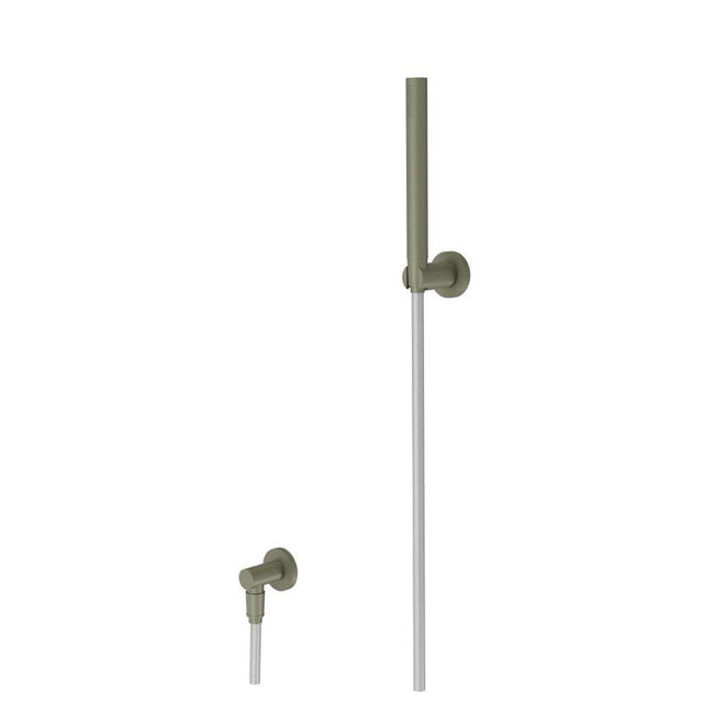 Isenberg By Flusso - Hand Shower Set With Wall Elbow, Holder and Hose - Army Green