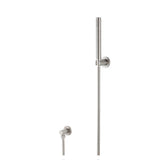 Isenberg By Flusso - Hand Shower Set With Wall Elbow, Holder and Hose - Brushed Nickel PVD
