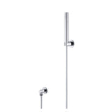 Isenberg By Flusso - Hand Shower Set With Wall Elbow, Holder and Hose - Satin Brass PVD