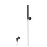 Isenberg By Flusso - Hand Shower Set With Wall Elbow, Holder and Hose - Dark Grey