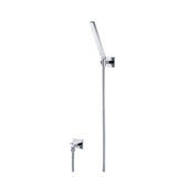 Isenberg By Flusso - Hand Shower Set With Wall Elbow, Holder and Hose - Polished Nickel PVD