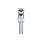 Isenberg By Flusso - 1-1/4'' Pop-up Drain Assembly with Overflow - Satin Brass PVD