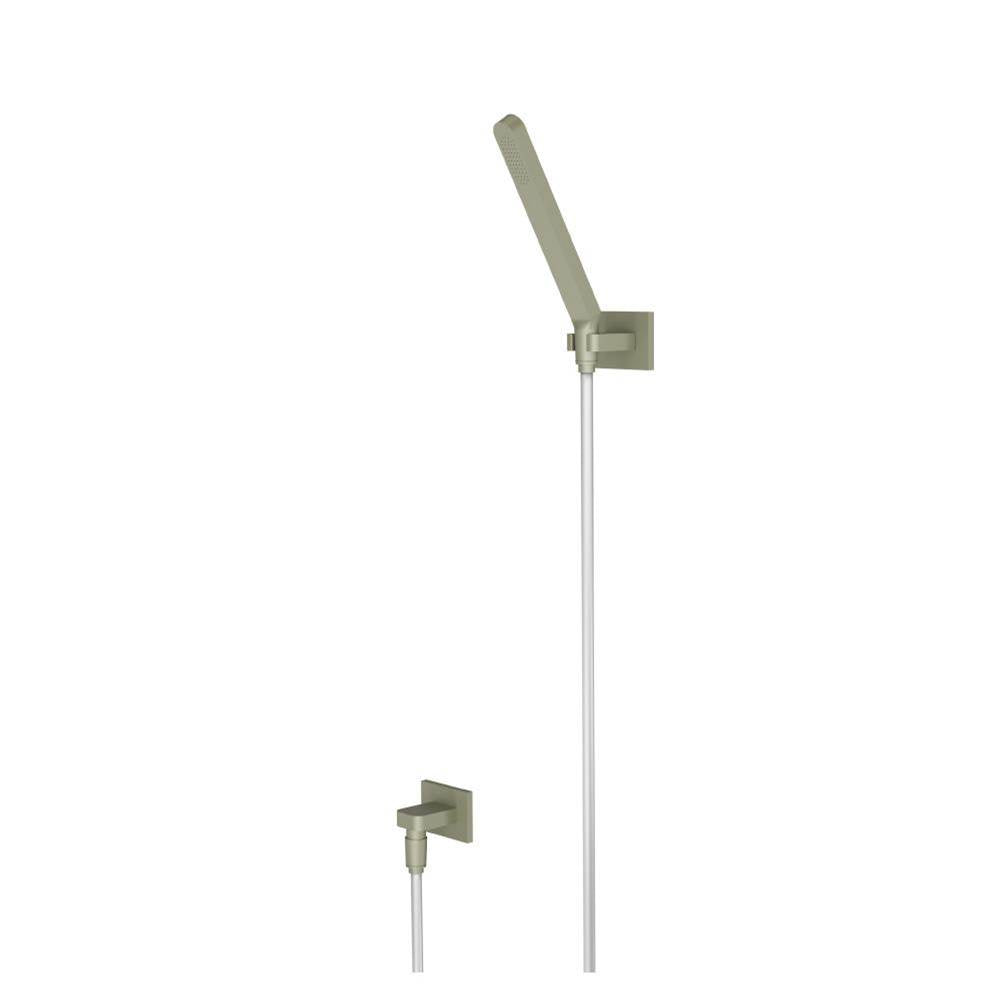 Isenberg By Flusso - Hand Shower Set With Wall Elbow, Holder and Hose - Army Green