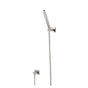Isenberg By Flusso - Hand Shower Set With Wall Elbow, Holder and Hose - Brushed Nickel PVD