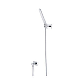 Isenberg By Flusso - Hand Shower Set With Wall Elbow, Holder and Hose - Satin Brass PVD