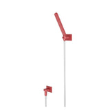 Isenberg By Flusso - Hand Shower Set With Wall Elbow, Holder and Hose - Deep Red