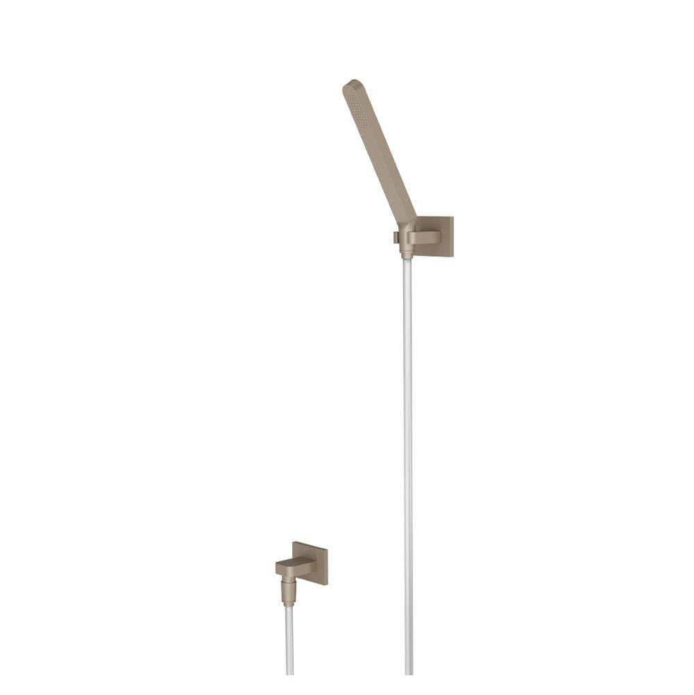 Isenberg By Flusso - Hand Shower Set With Wall Elbow, Holder and Hose - Dark Tan