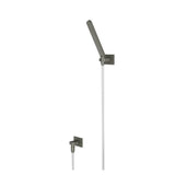 Isenberg By Flusso - Hand Shower Set With Wall Elbow, Holder and Hose - Gun Metal Grey