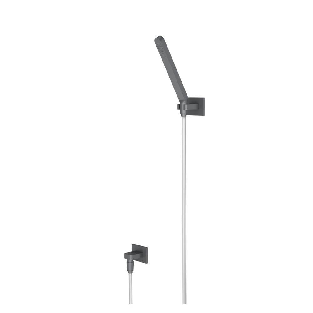 Isenberg By Flusso - Hand Shower Set With Wall Elbow, Holder and Hose - Rock Grey