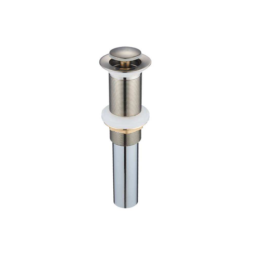 Isenberg By Flusso - 1-1/4'' Pop-up Drain Assembly Without Overflow - Brushed Nickel PVD