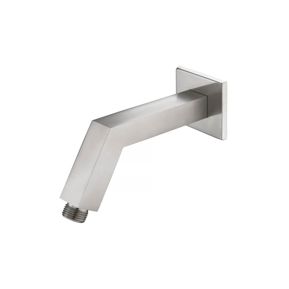 Isenberg By Flusso - Square Shower Arm With Flange - 7'' - With Flange - Brushed Nickel PVD